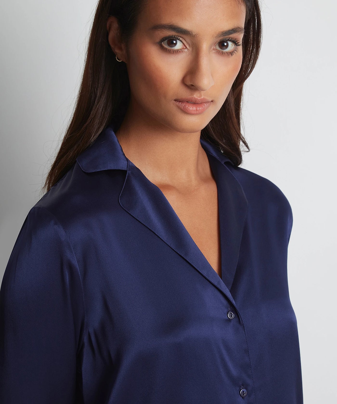 Aubade Silk Blouse Marine