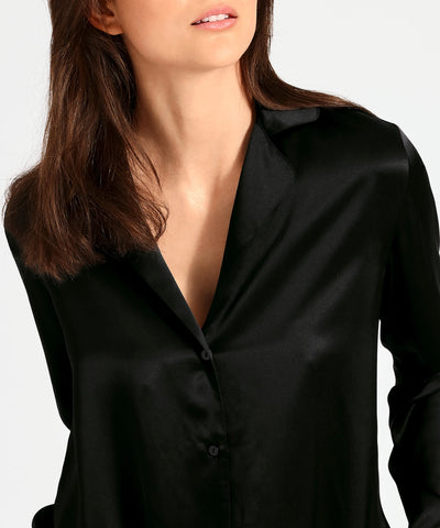 Aubade Silk Blouse Noir