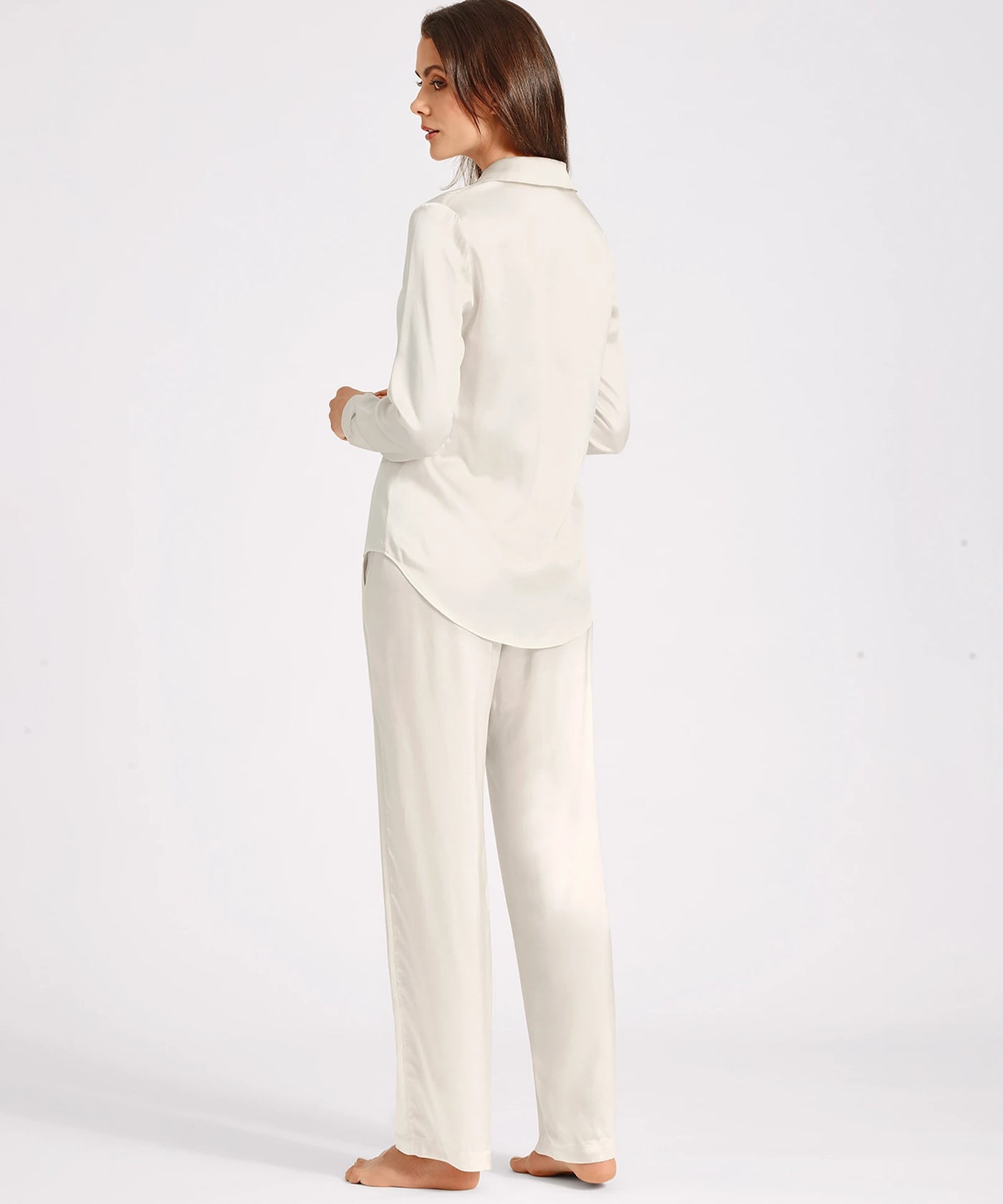 Aubade Silk Pants Nacre