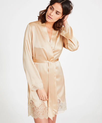 Aubade silk kimono Blond