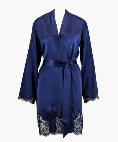 Aubade Silk Kimono Marine