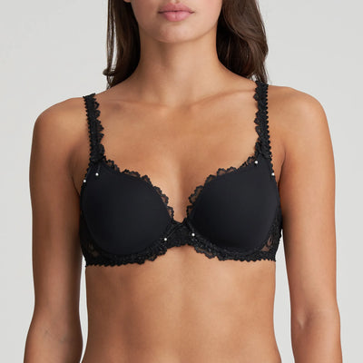 Marie jo Jane Padded bra heart shape Black