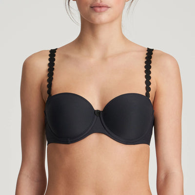 Marie Jo Tom Padded Bra strapless Charcoal