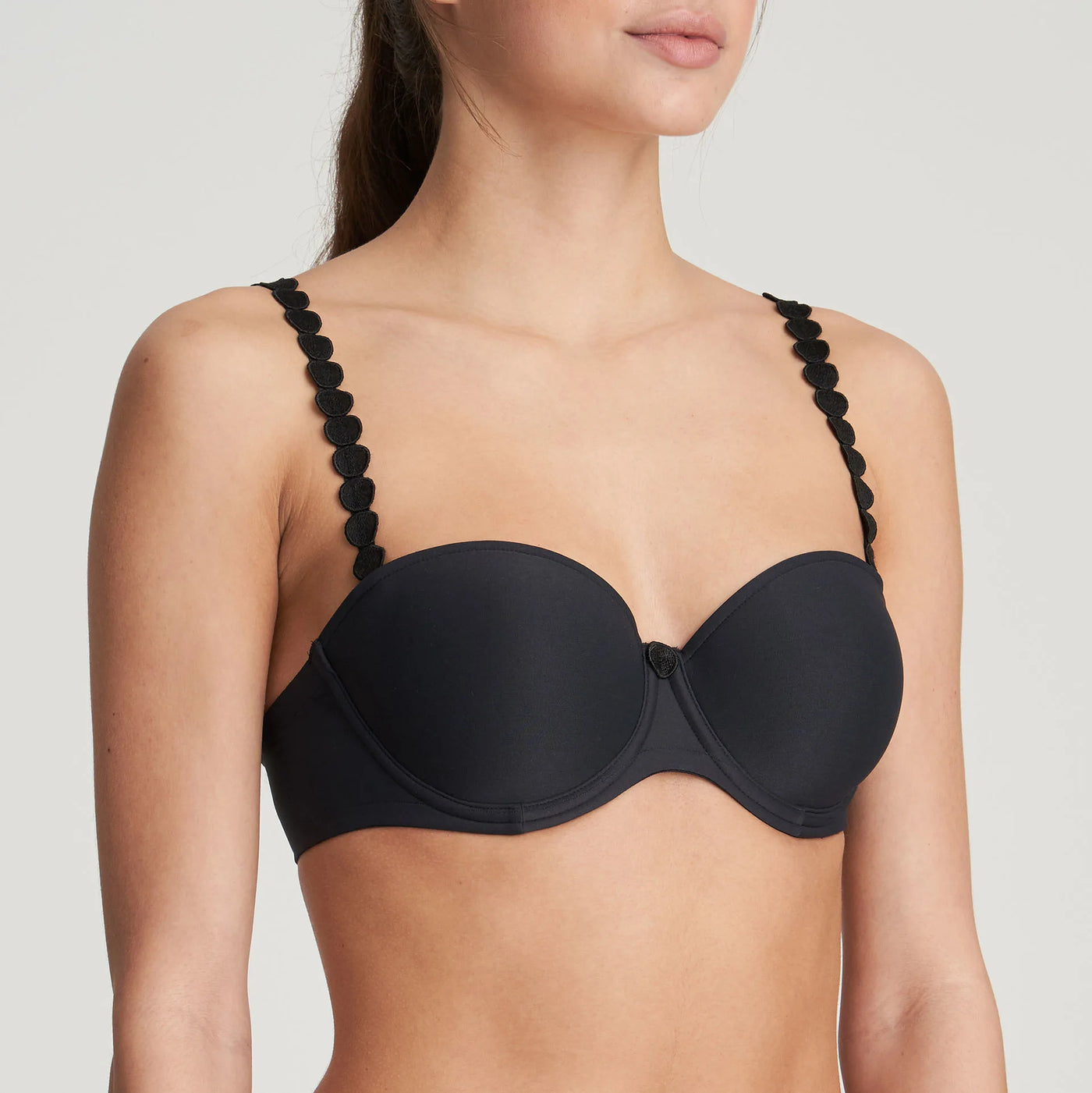 Marie Jo Tom Padded Bra strapless Charcoal