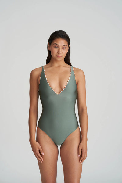 Marie Jo Swim Crete plunge swimsuit wireless