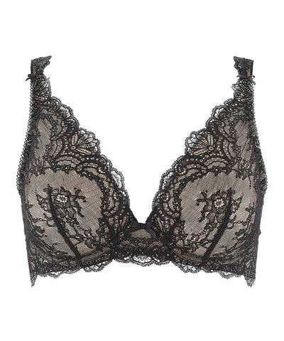 Aubade Danse Des Sens triangle plunge bra Noir