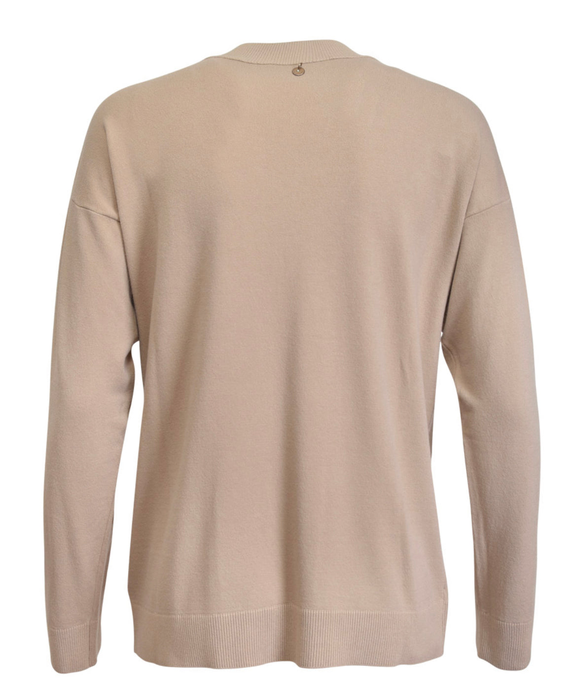 Verdissima lounge v-ringad tröja Beige