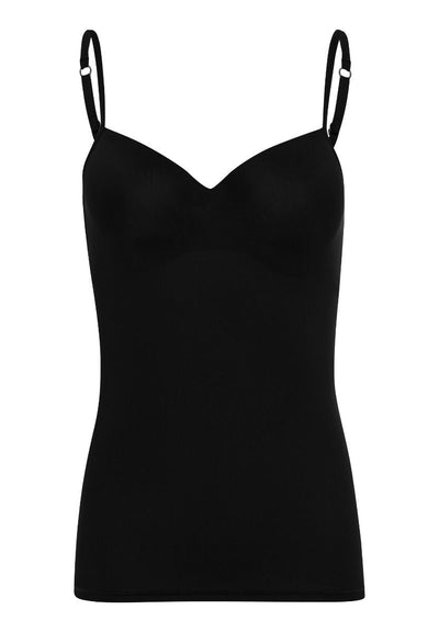 Hanro Allure padded bra camisole Black